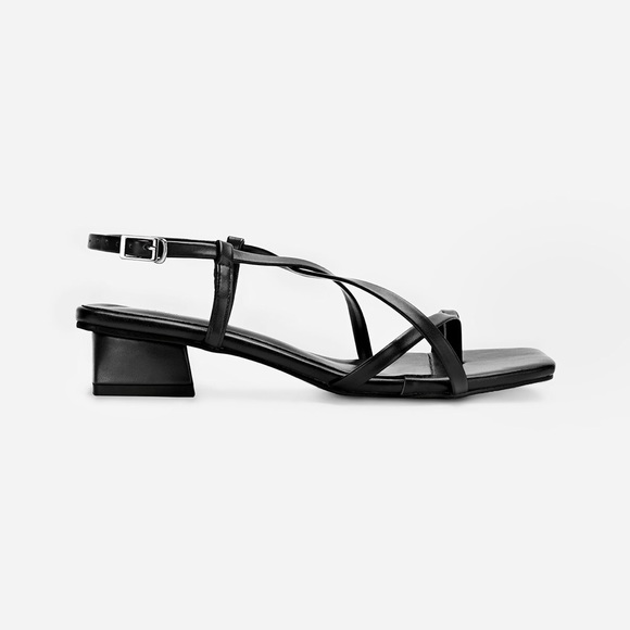 TIJN Kaia black sandals - Picture 4 of 11